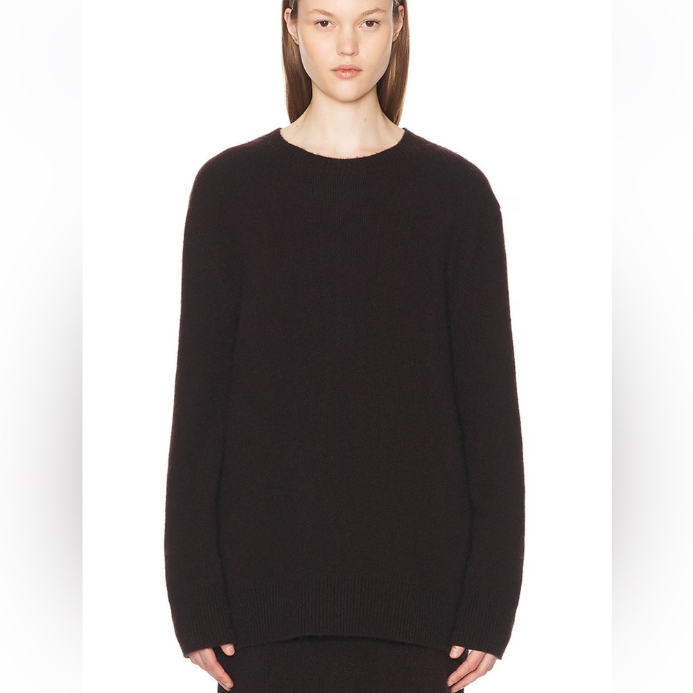 The Row Idea Cashmere Sweater size  Small in chocolate brown - Picture 6 of 9